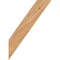 Ekena Millwork 5 1/2"W x 20"D x 28"H Traditional Smooth Knee Brace, Western Red Cedar BRC06X20X28TRA00SWR - alternate 4